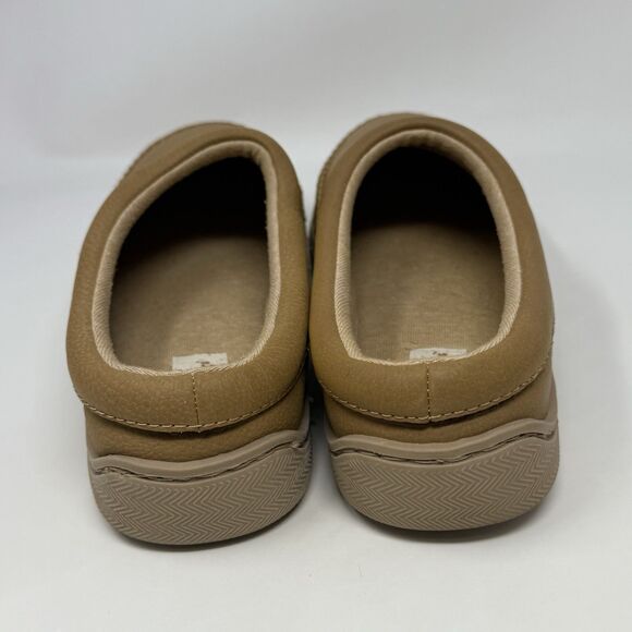 My Pillow Slippers Mules Womens 7 Tan Brown Jersey Lined Moccasins Comfort Shoes - Picture 10 of 15